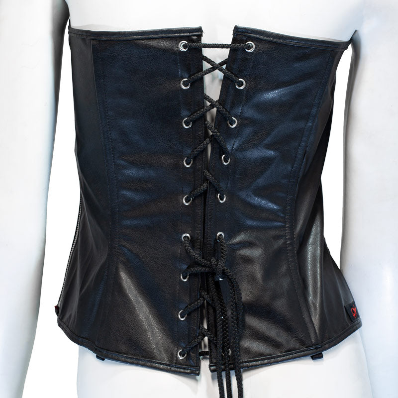 Faux Leather Corset Size XL