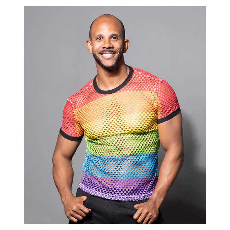 Andrew Christian Pride Mesh Tee