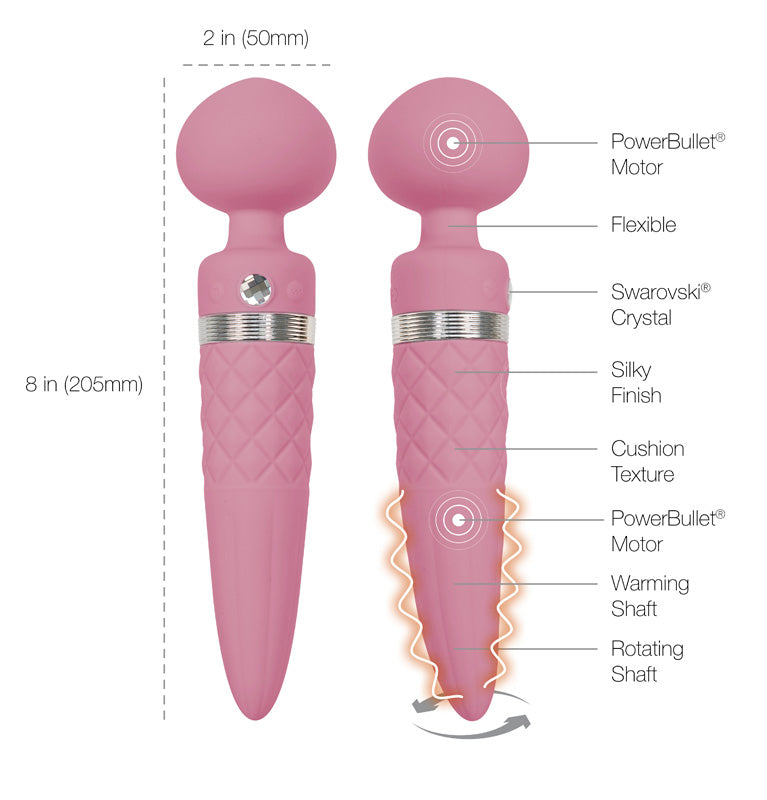 Pillow Talk - Sultry Luxurious Dual-Ended Warming Massager