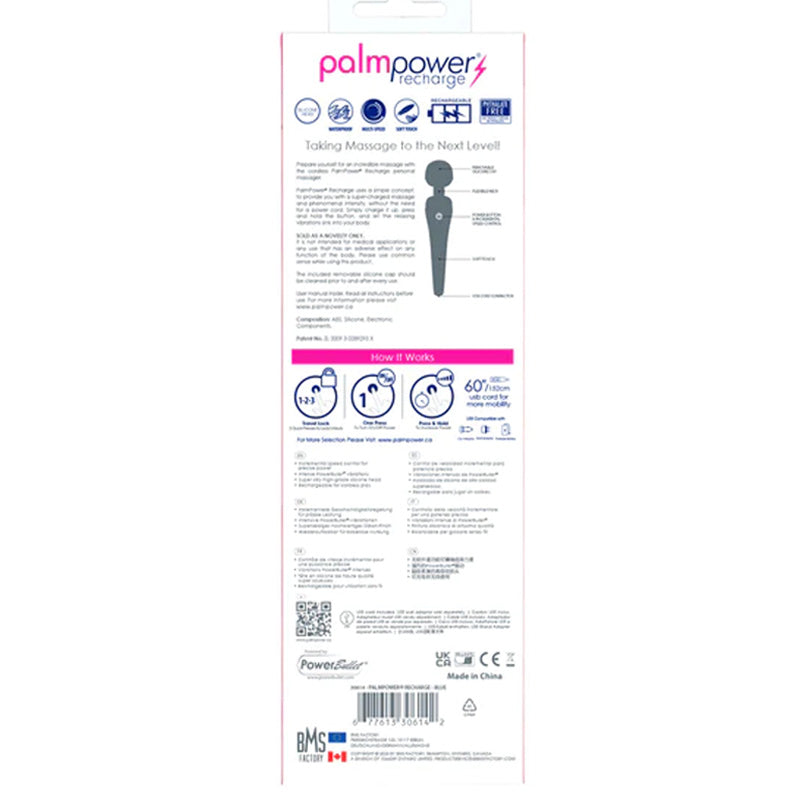Palm Power Recharge Wand Massager