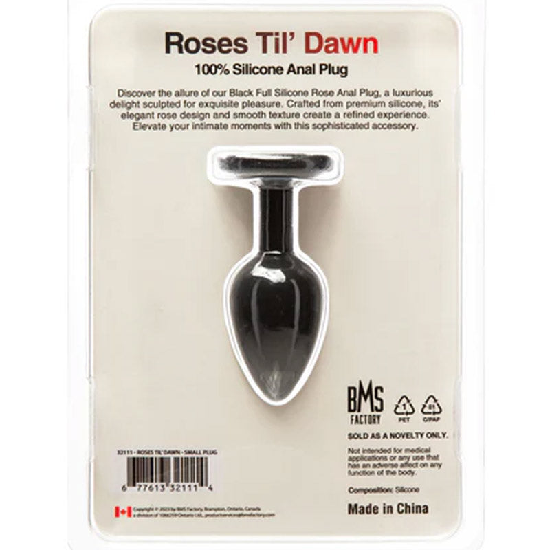 Roses Til`Dawn Silicone Anal Plug