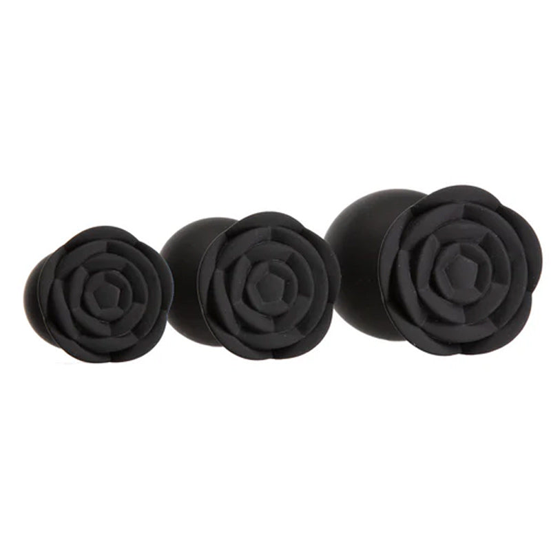 Roses Til`Dawn Silicone Anal Plug Set