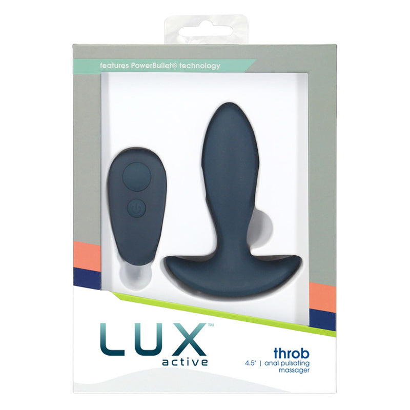 Lux Active - Throb 4.5 Inch Anal Pulsating Massager