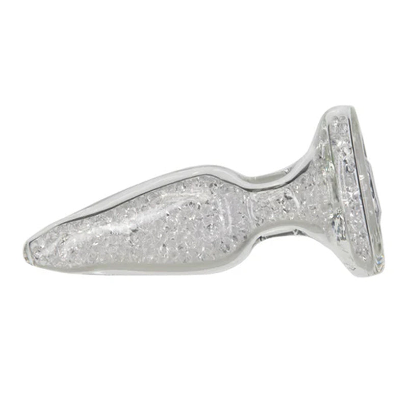 Fancy Luxurious Glass Anal Plug