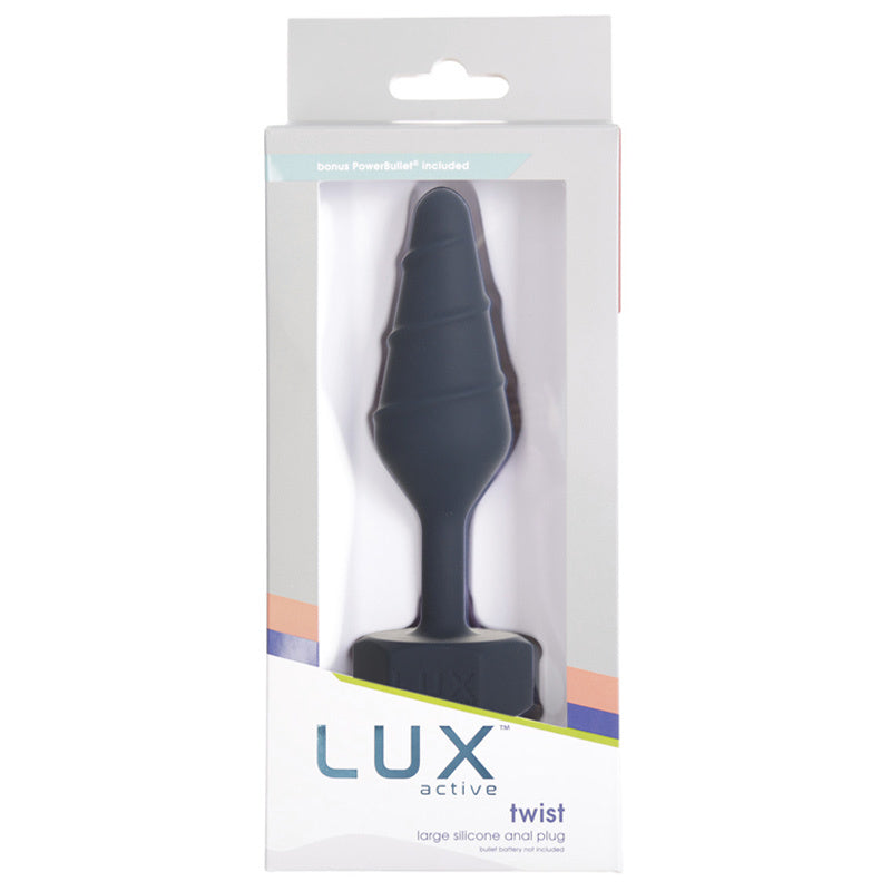 Lux Active Twist Silicone Anal Plug