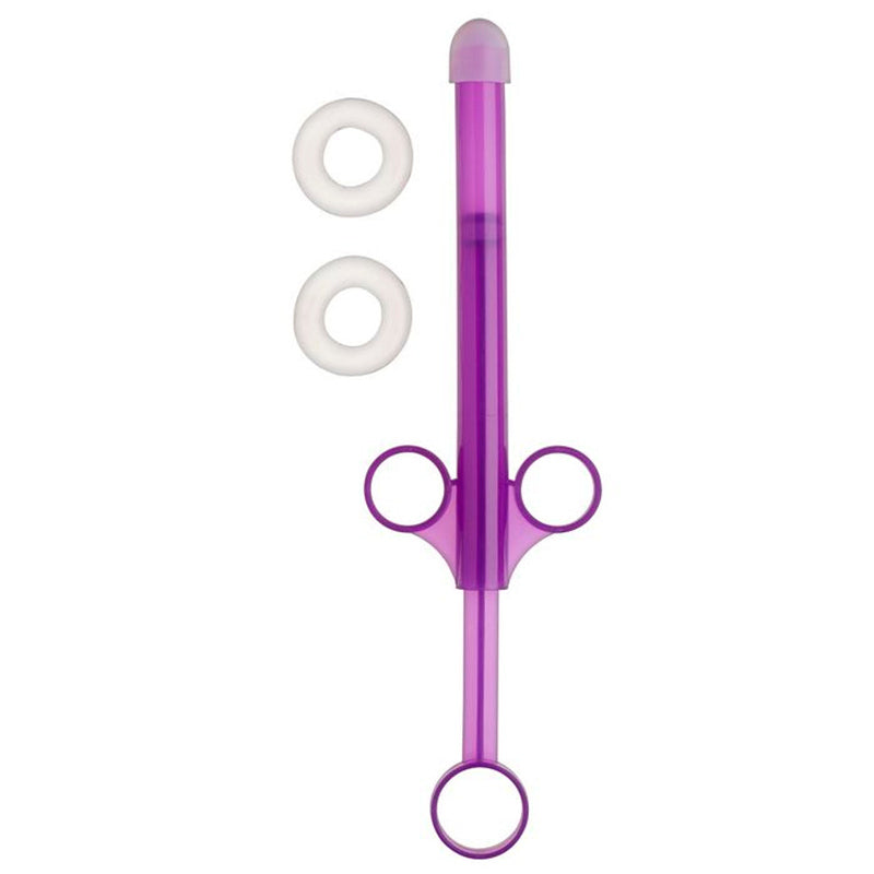 Premium Xl Lube Applicator With 2 Bonus Cockrings