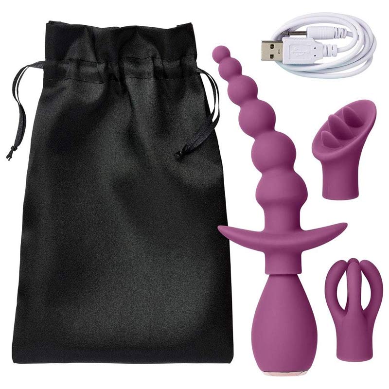 Cloud 9 Novelties Health & Wellness Rechargeable Vibrator & Tips