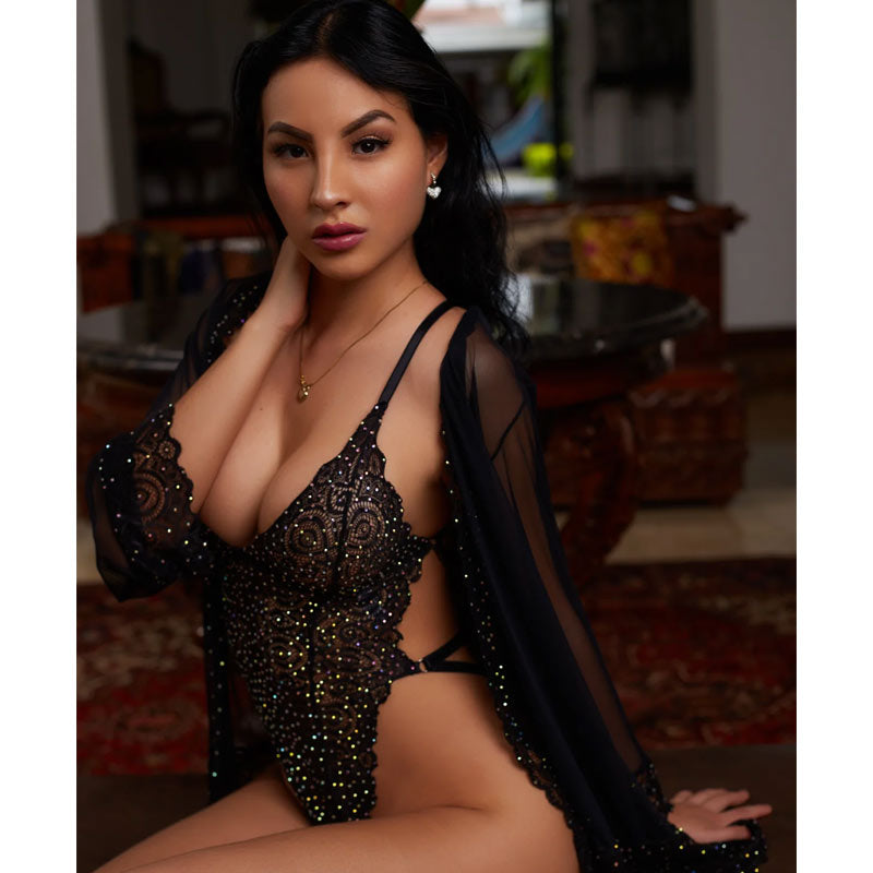 Candyland Crystal Lace Teddy