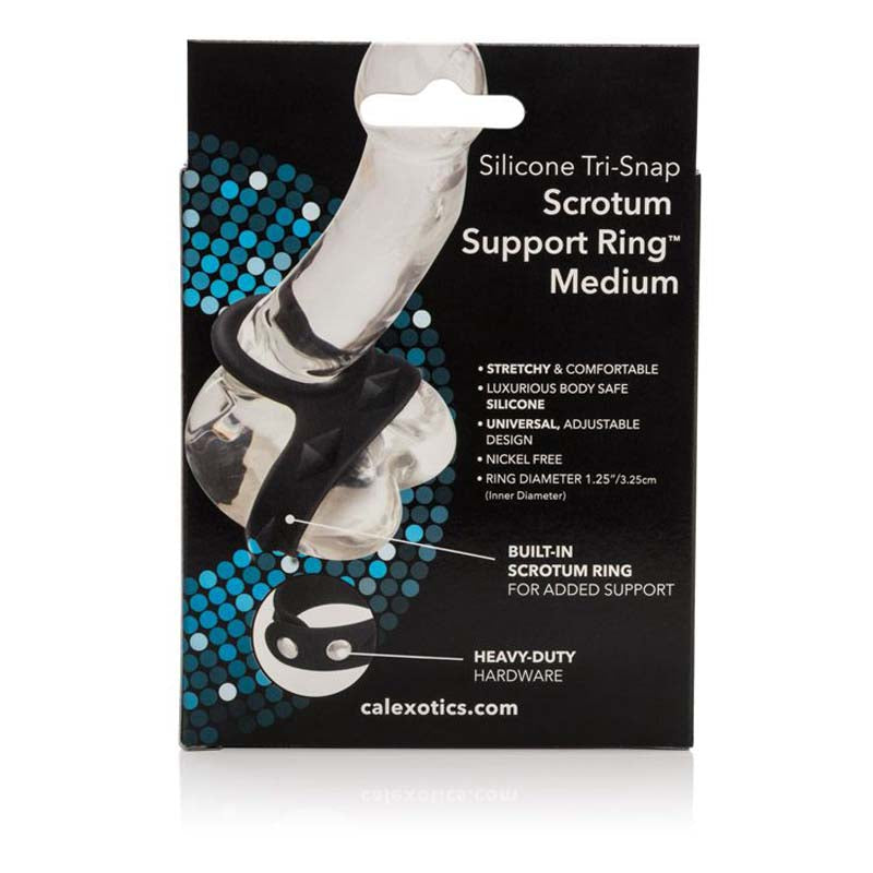 Silicone Tri Snap Scrotum Support Ring