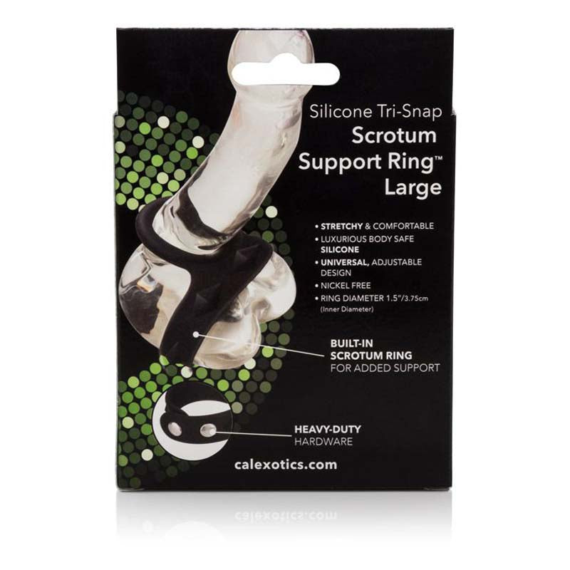 Silicone Tri Snap Scrotum Support Ring