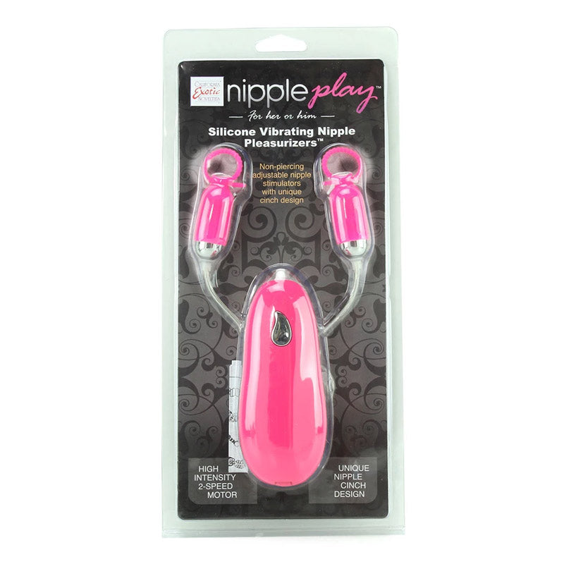 Nipple Play Silicone Vibrating Nipple Pleasurizers
