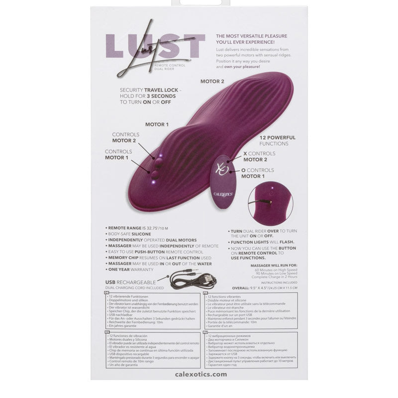 Lust Remote Control Dual Rider