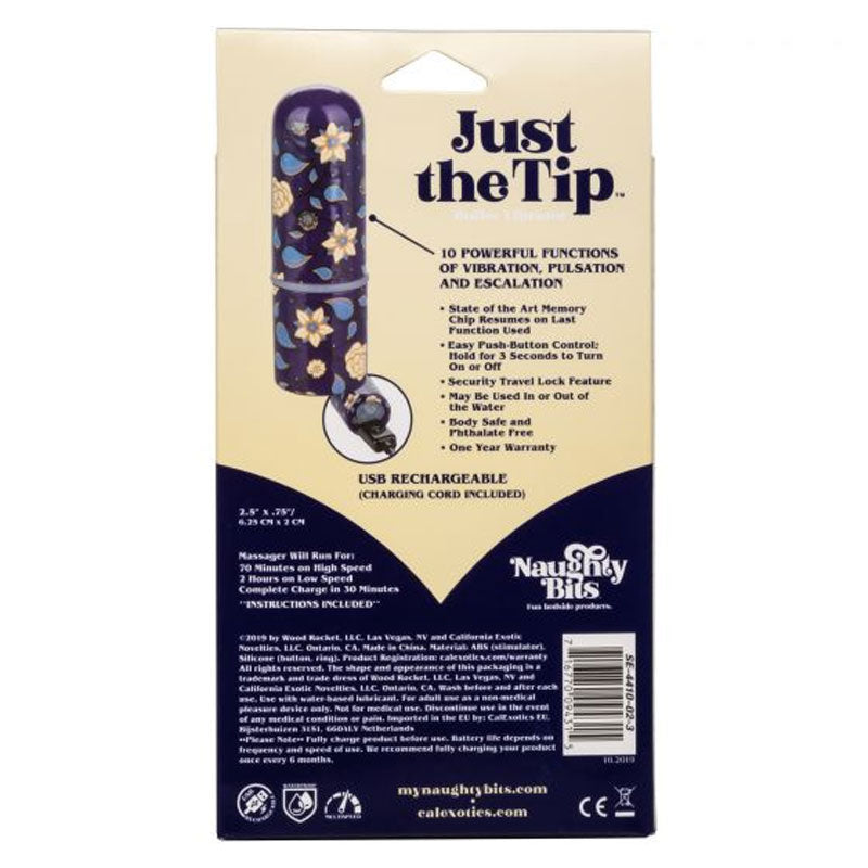 Naughty Bits Just the Tip Bullet Vibrator