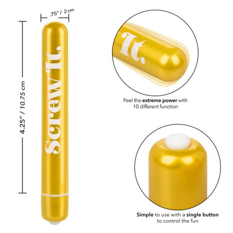 Naughty Bits Screw it. Powerful Vibrator