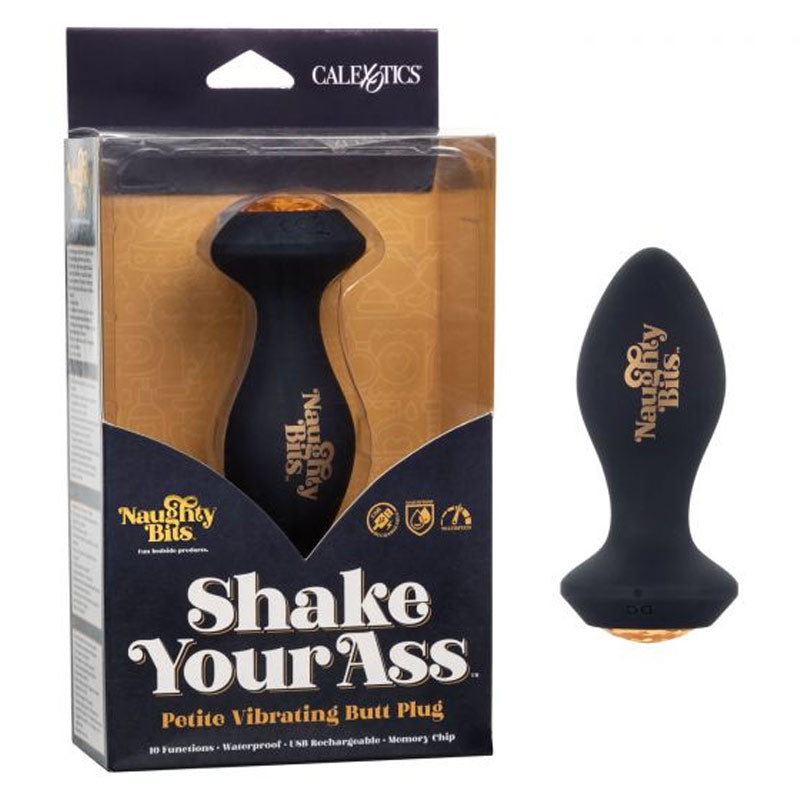 Naughty Bits Shake Your Ass Petite Vibrating Butt Plug