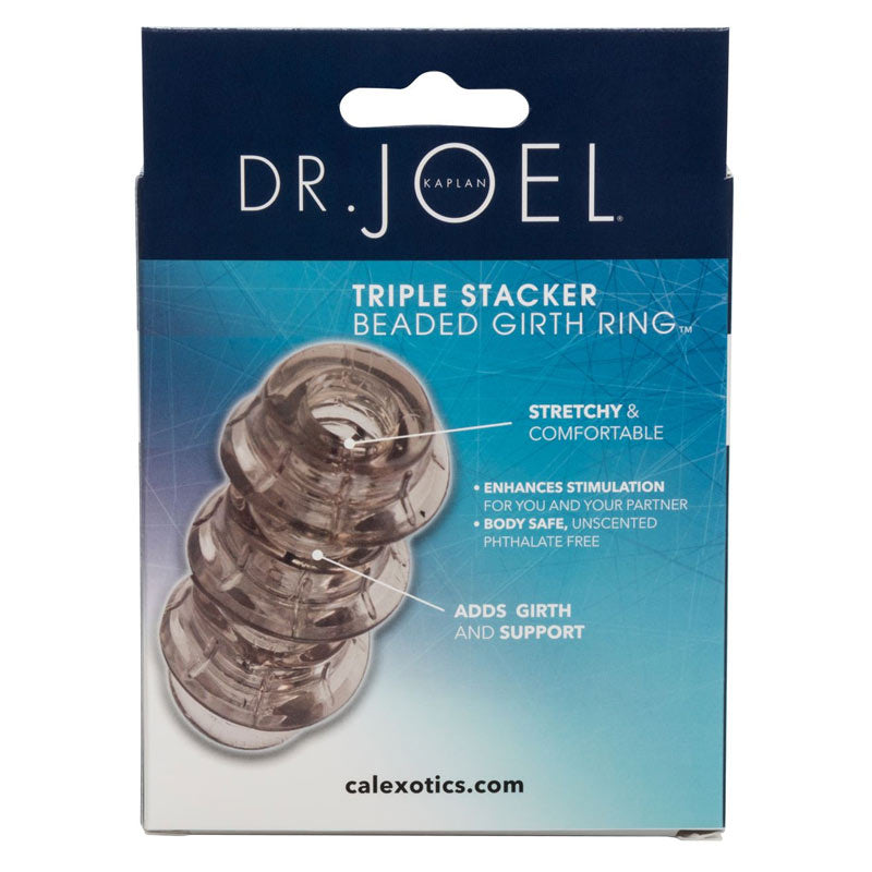 Dr. Joel Kaplan Beaded Girth Ring Triple Stacker