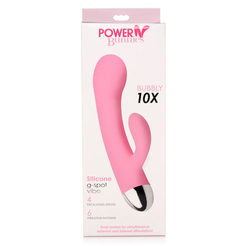 Power Bunnies Bubbly 10X Dual Stimulation Rabbit