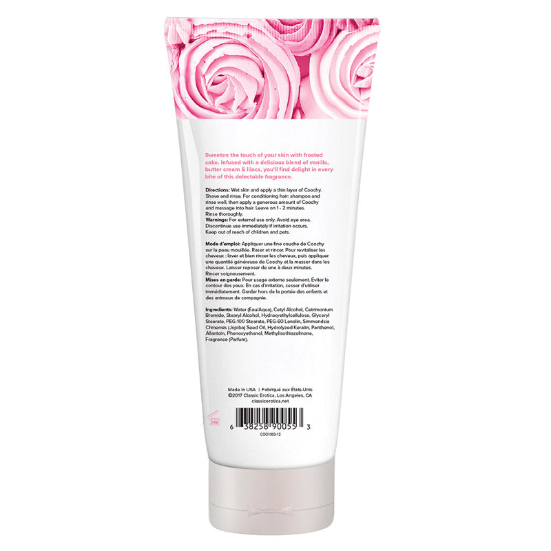 Coochy Shave Cream Frosted Cake