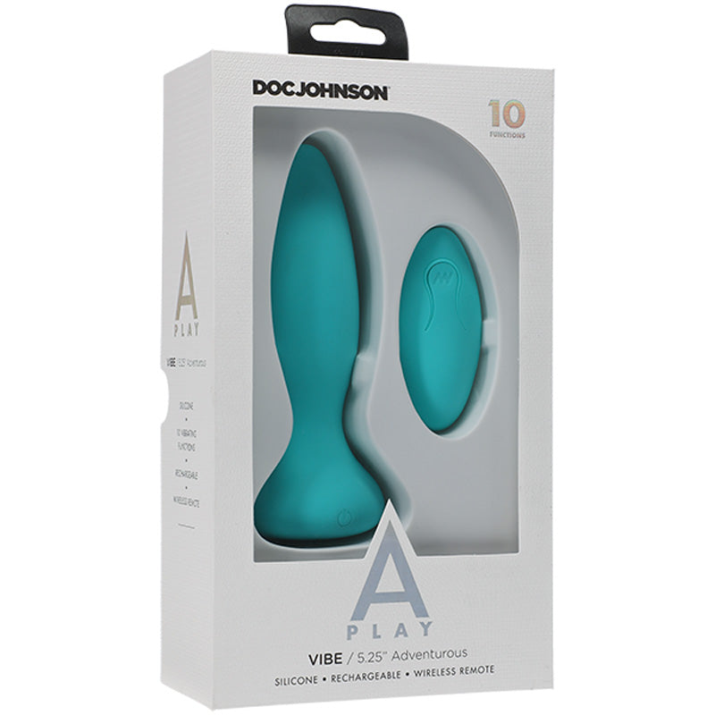 A-Play - Vibe - Adventurous - Rechargeable Silicone Anal Plug with Remote