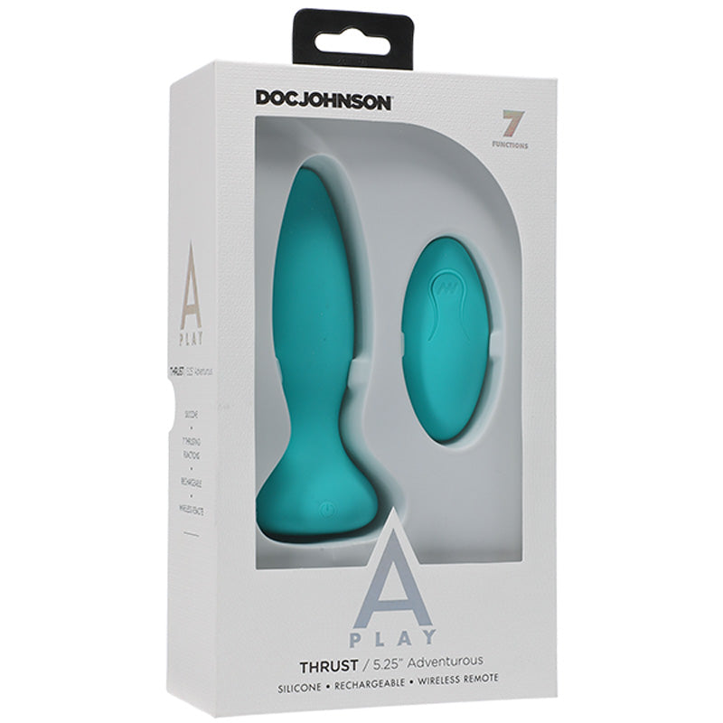A-Play - Thrust - Adventurous - Rechargeable Silicone Anal Plug with Remote
