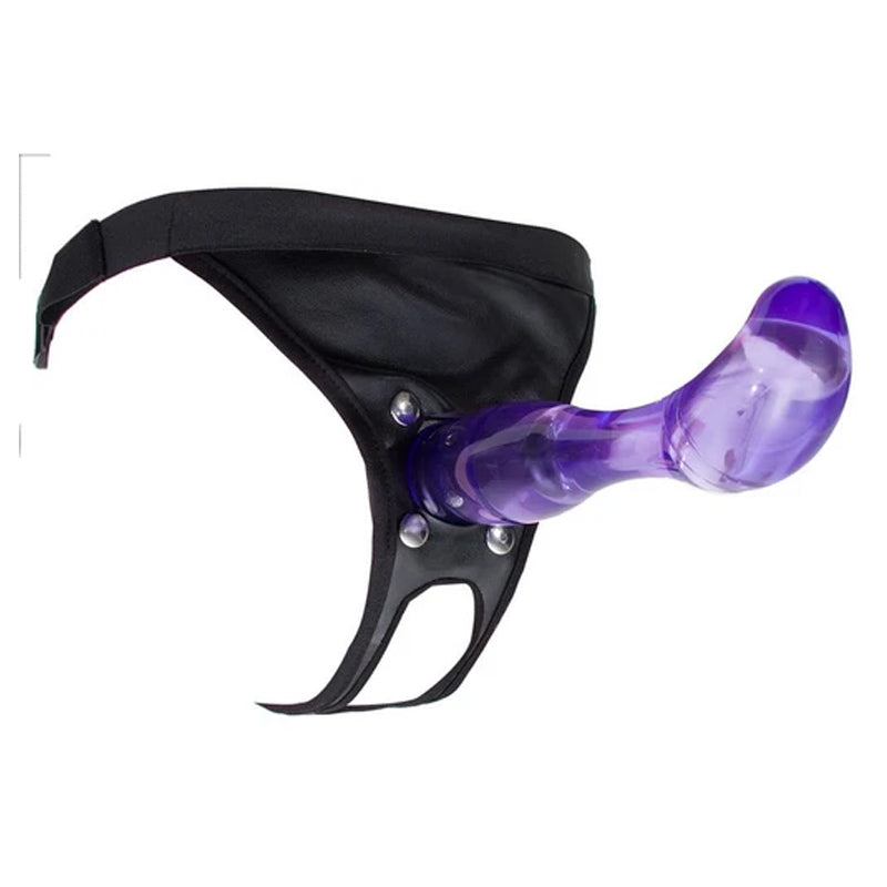 Lucid Dream Number 14 Purple Dong With Vac-U-Lock Harness