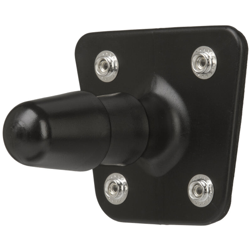Vac-U-Lock Platinum Black Plug With Snaps - Non-retail Packaging