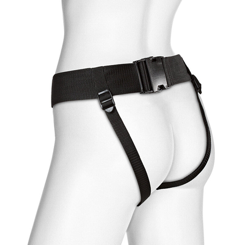 Vac-U-Lock -Crotchless - Velvet Harness With Plug - Non-retail Packaging