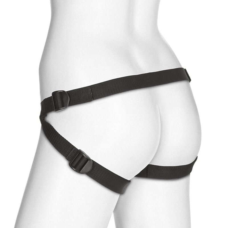 Vac-U-Lock Double Penetration Velvet Harness - Non-retail Packaging