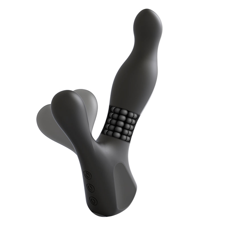 Kink Prostate Massager With Rotating Ridges