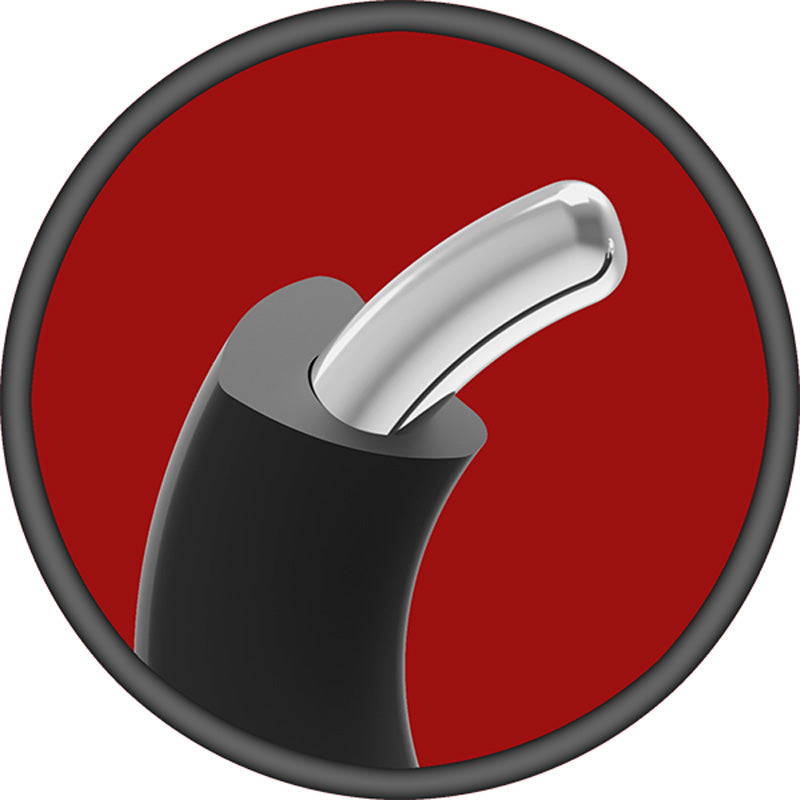 Kink - Silicone-Covered Metal Cock Ring - 50mm