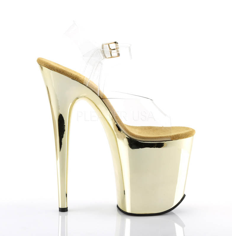 FLAMINGO-808 Chrome High Heel