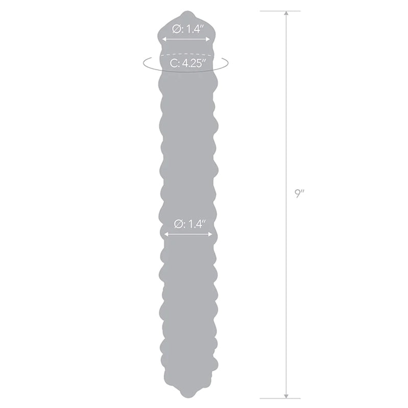 Purple Rose Nubby Dildo