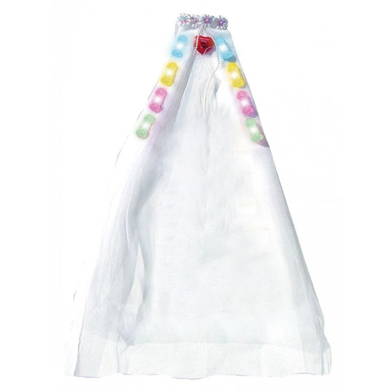 Light Up Bachelorette Party Veil With Flashing Peckers