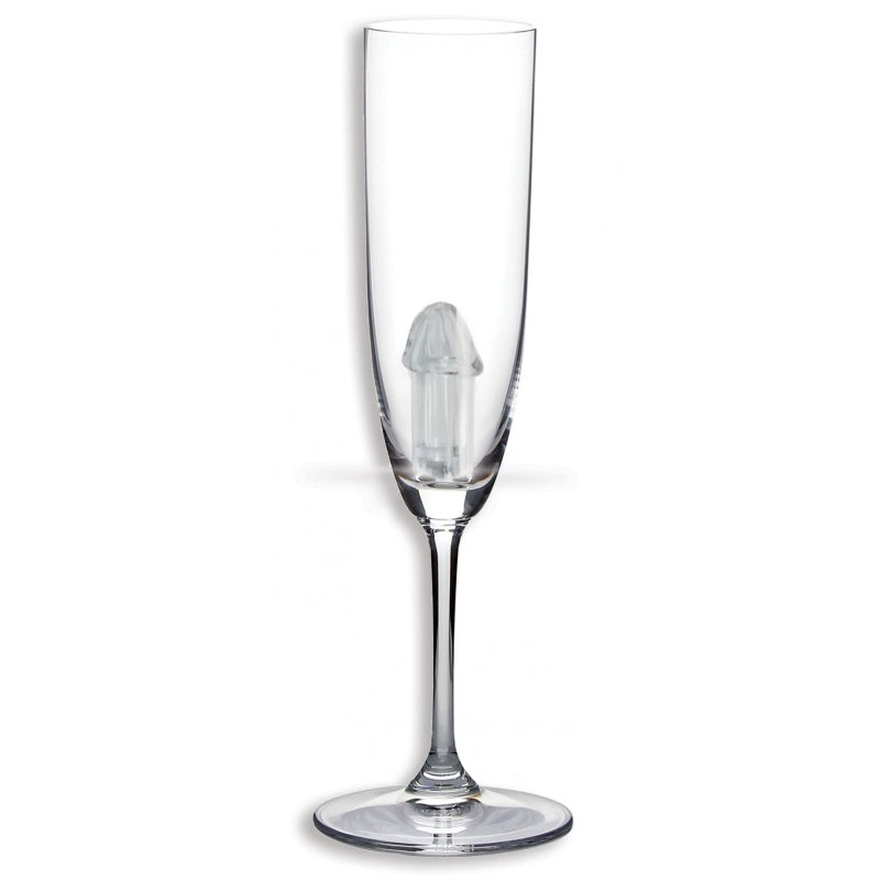 Light Up Pecker Champagne Glass