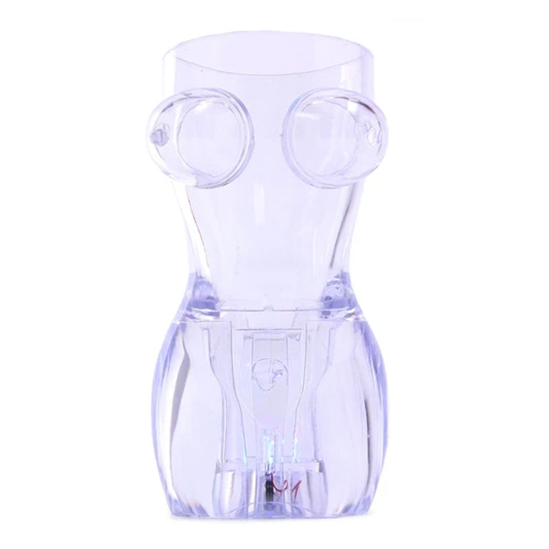 Light Up Boobie Torso Beer Glass