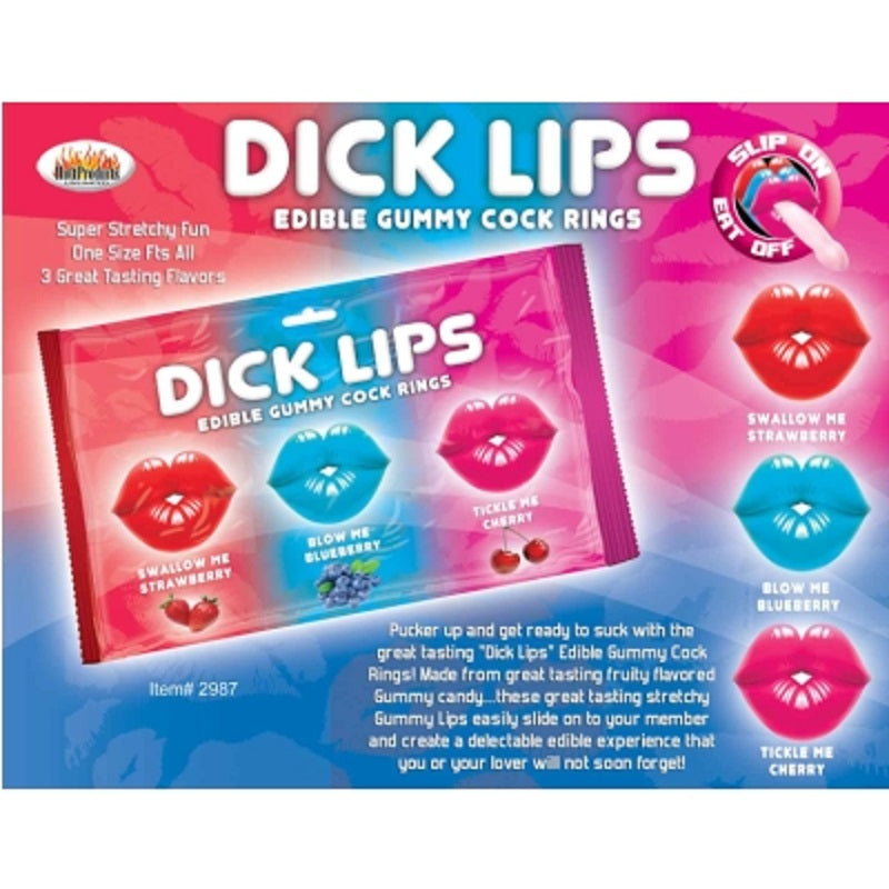 Dick Lips Gummy Cock Rings