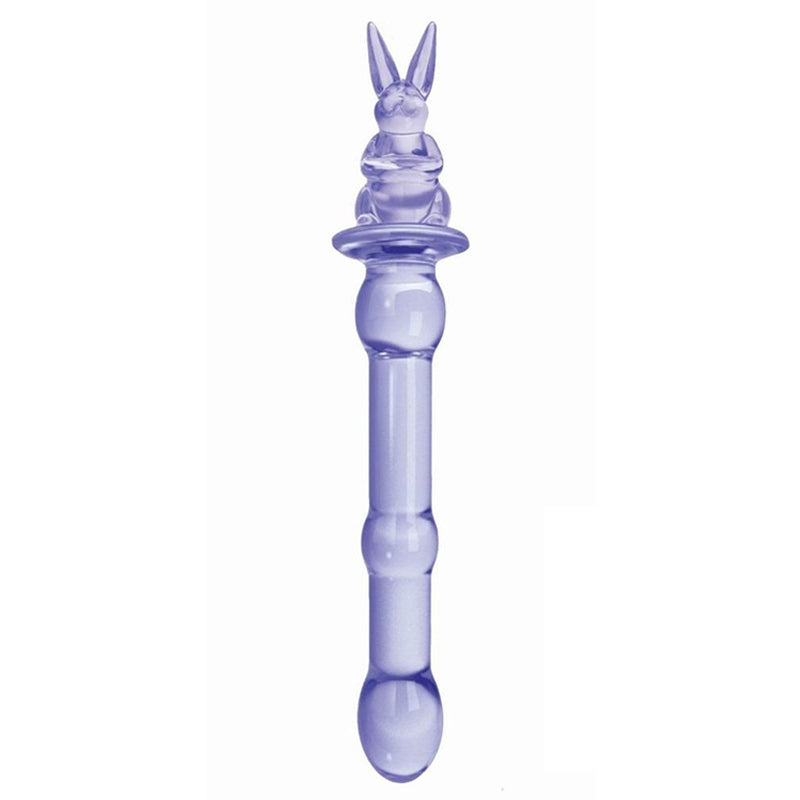Icon Brands Rabbit Glass Dildo