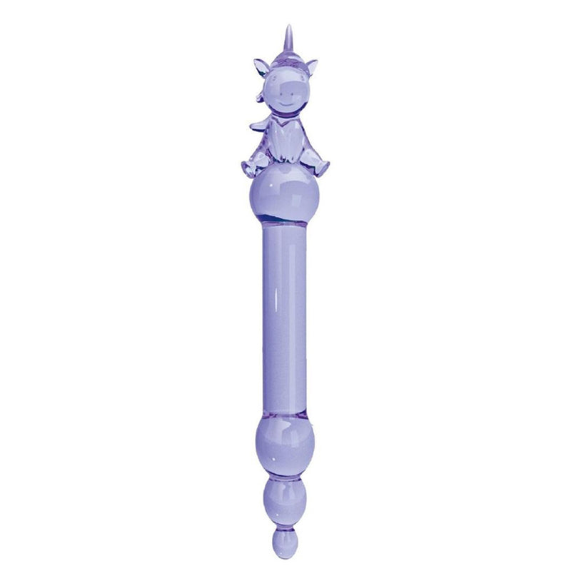 Icon Brands Unicorn Glass Dildo