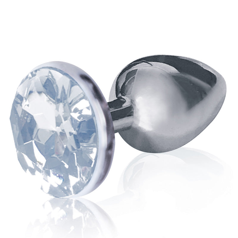 The 9s The Silver Starter Bejeweled Stainless Steel Plug