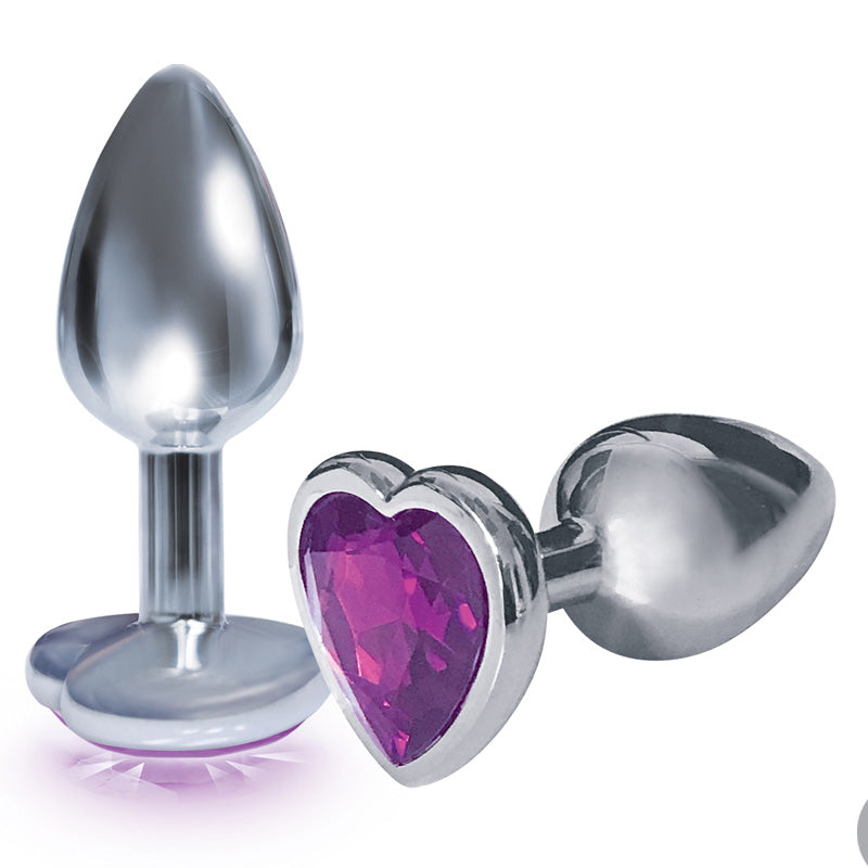The 9s The Silver Starter Bejeweled Stainless Steel Plug