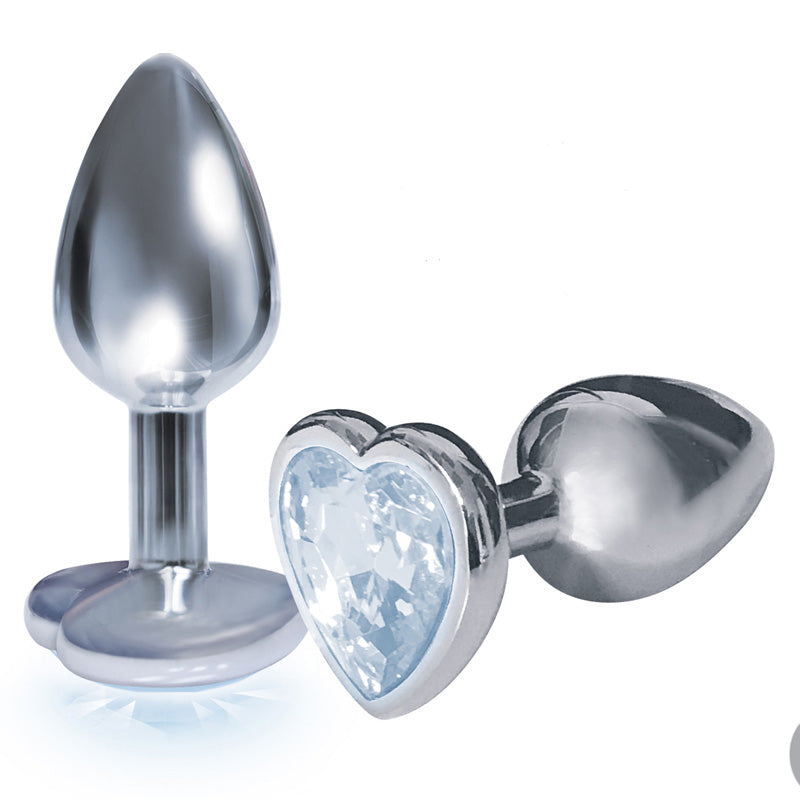 The 9s The Silver Starter Bejeweled Stainless Steel Plug