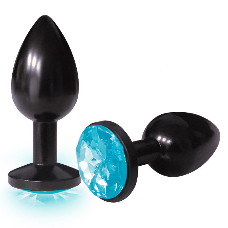 The 9s The Silver Starter Bejeweled Stainless Steel Plug
