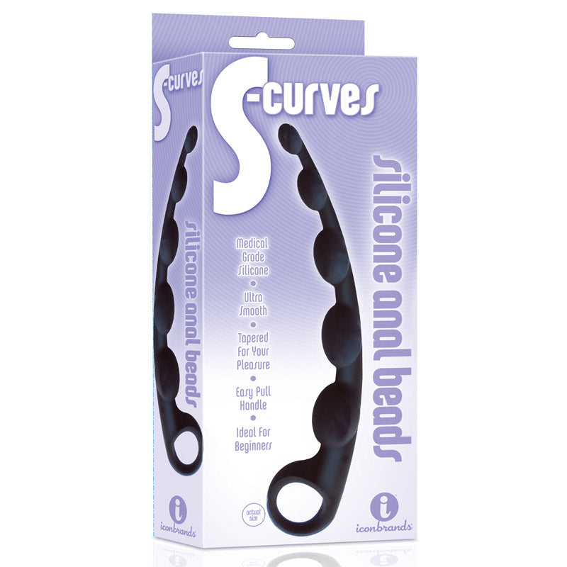 The 9s SCurves Silicone Anal Beads