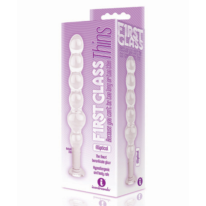 The 9s Glass Thins Elliptical Glass Plug