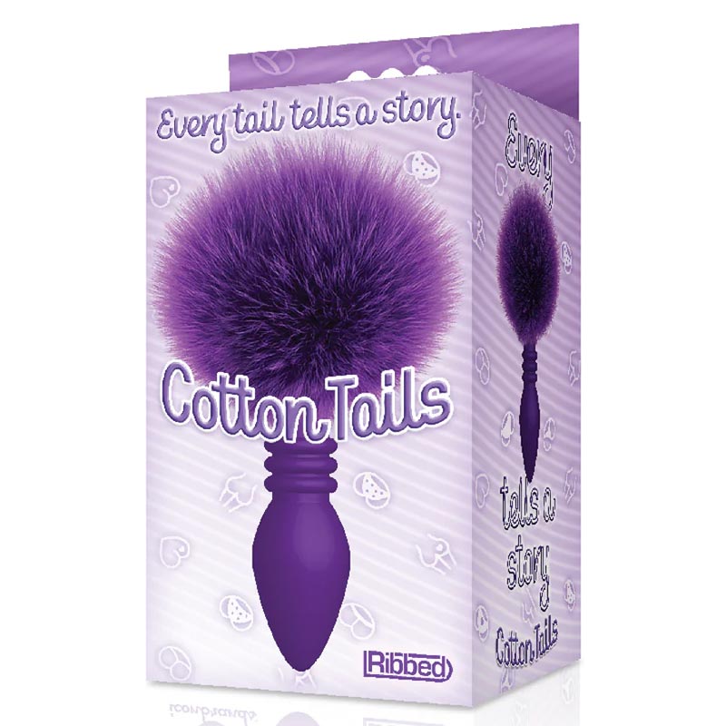 The 9s Cottontails Bunny Tail Butt Plug Ribbed