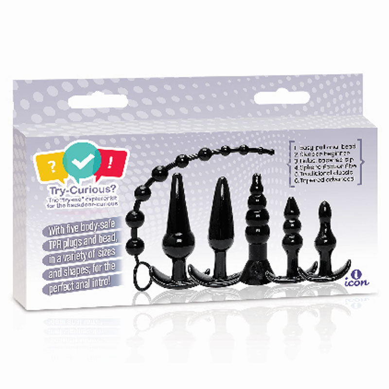 TryCurious Six Piece Starter Anal Kit
