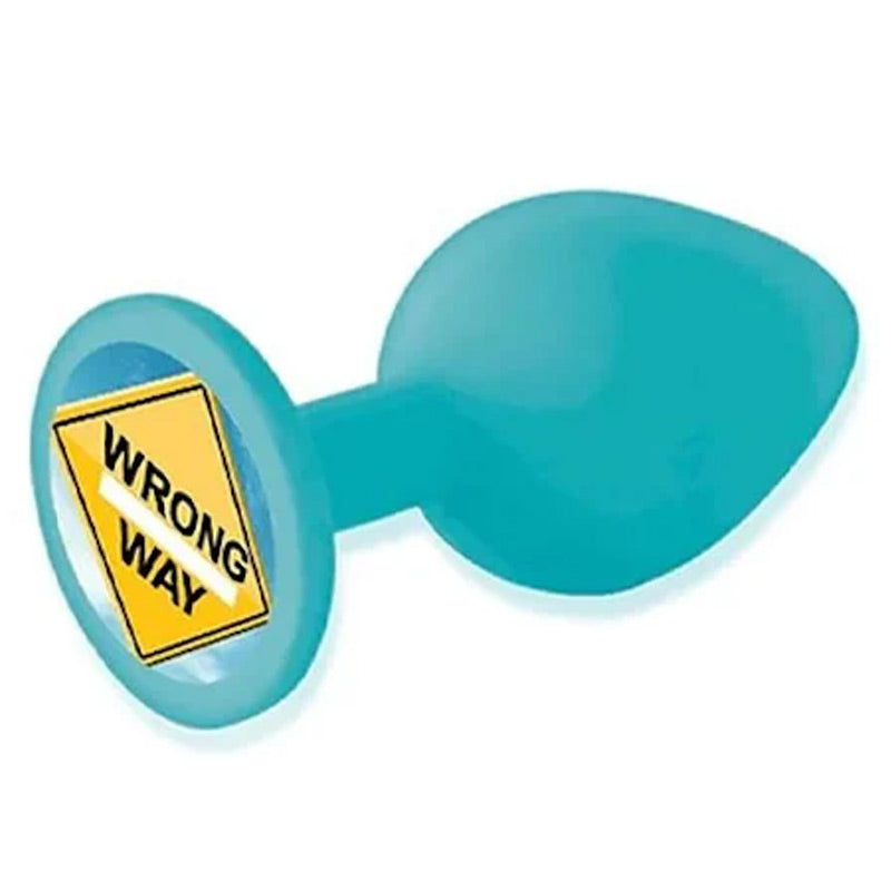 The 9's Booty Talk Silicone Butt Plug Wrong Way