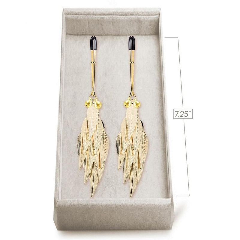 Couture Clips Luxury Nipple Clamps Golden Harvest