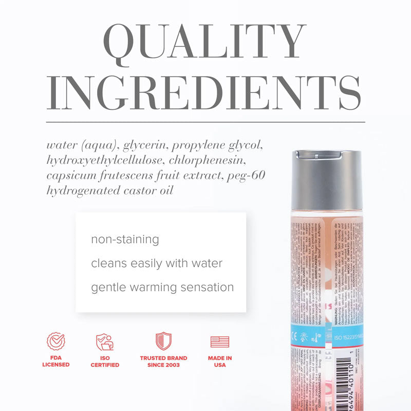 JO H2O Anal Warming Lubricant