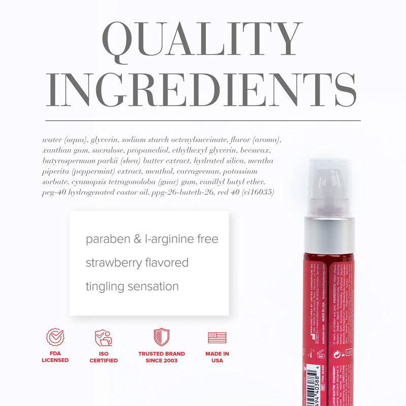 JO Nipple Titillator Strawberry Stimulant